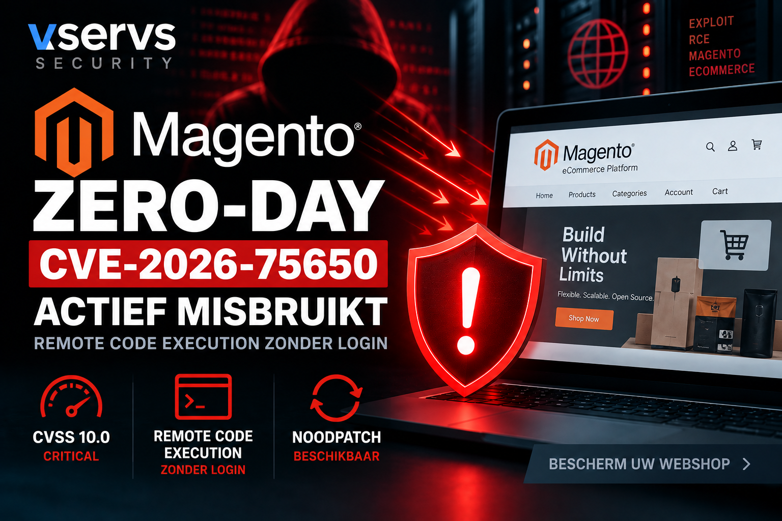 Magento CVE-2026-75650 zero-day actief misbruikt