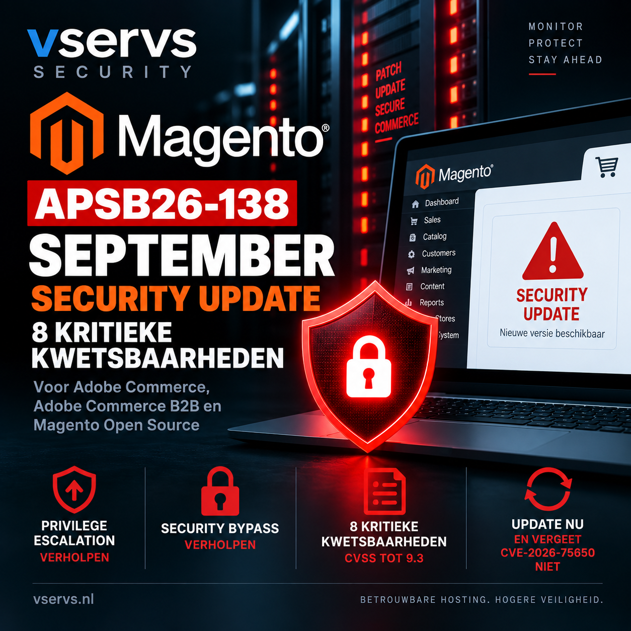 Magento security update APSB26-138 acht kritieke kwetsbaarheden