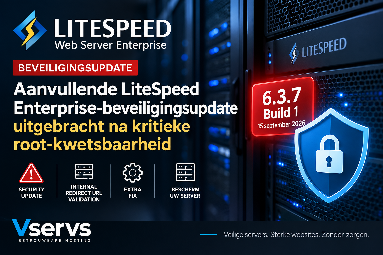 LiteSpeed Enterprise 6.3.7 Build 1 bevat een aanvullende beveiligingsfix voor internal redirect URL validation