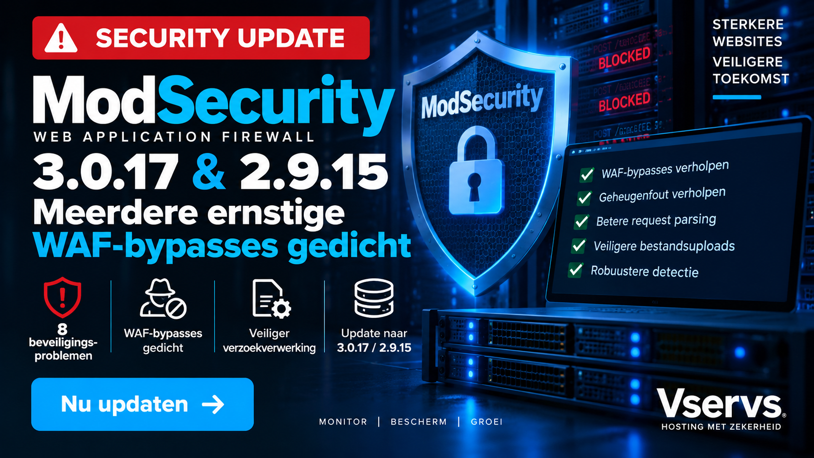 ModSecurity security update 3.0.17 en 2.9.15 dicht meerdere WAF-bypasses en ernstige beveiligingsproblemen