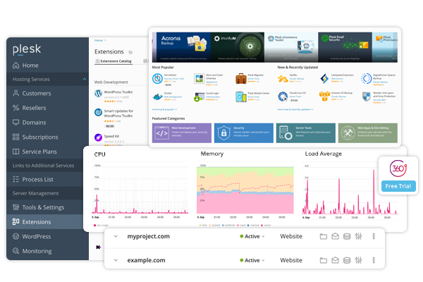 Plesk reseller hosting